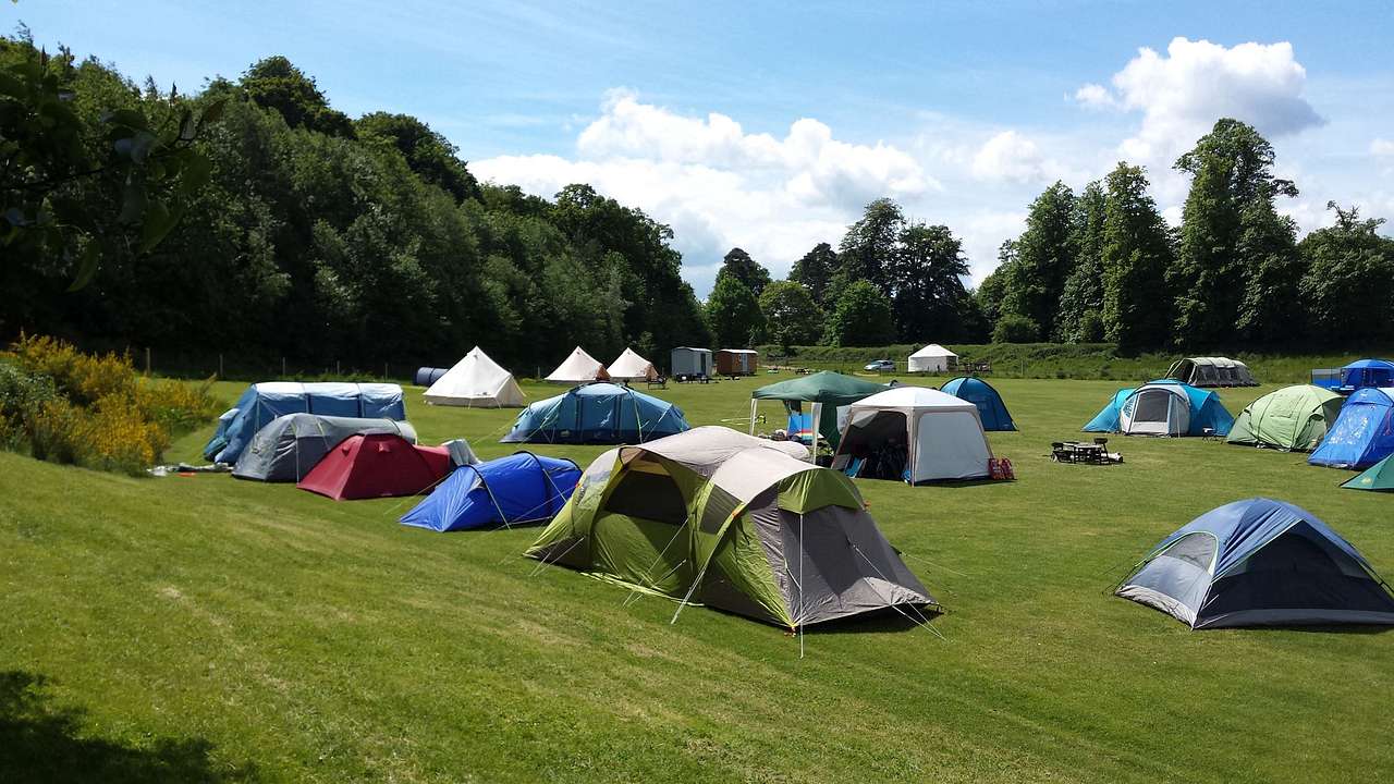 Simple Camping pitch