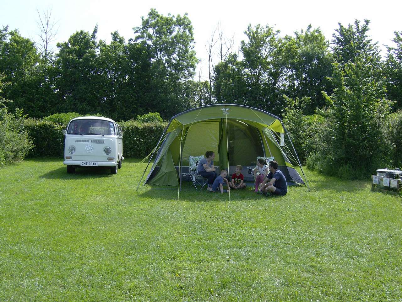 Large grass pitch