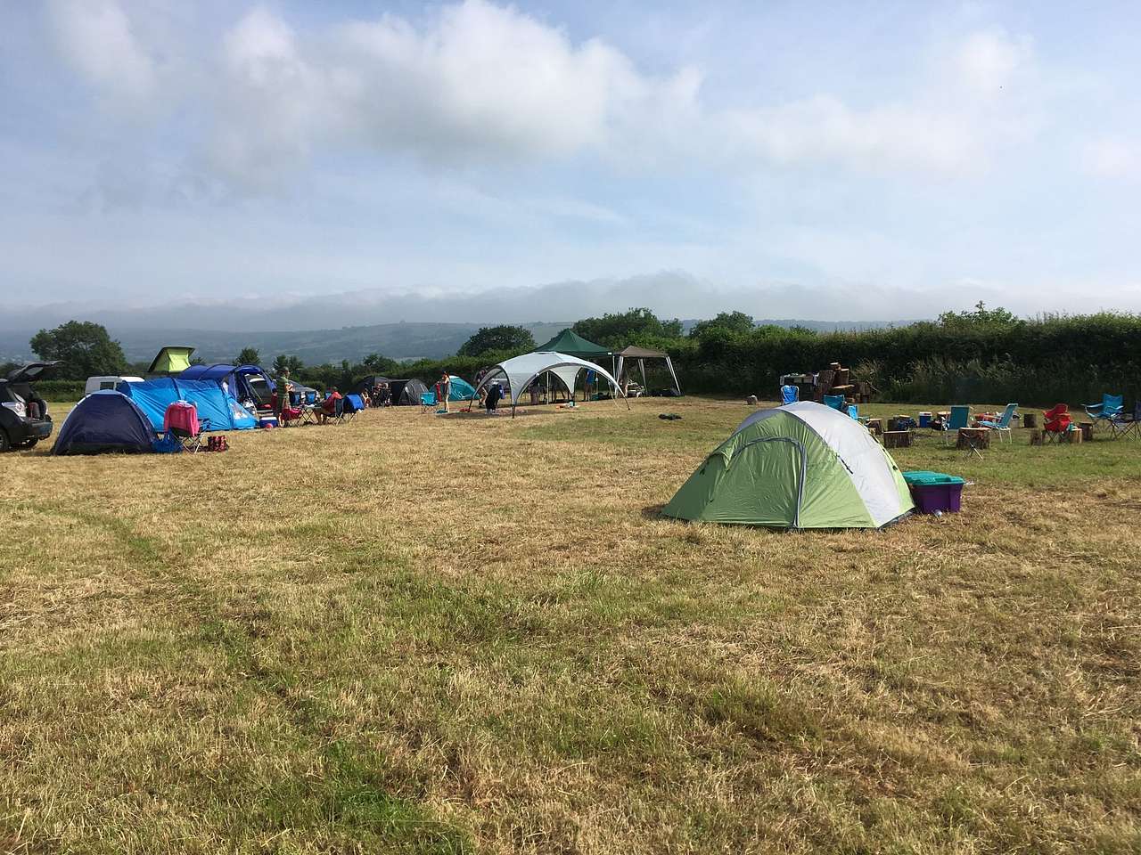 Open meadow grass pitch 
