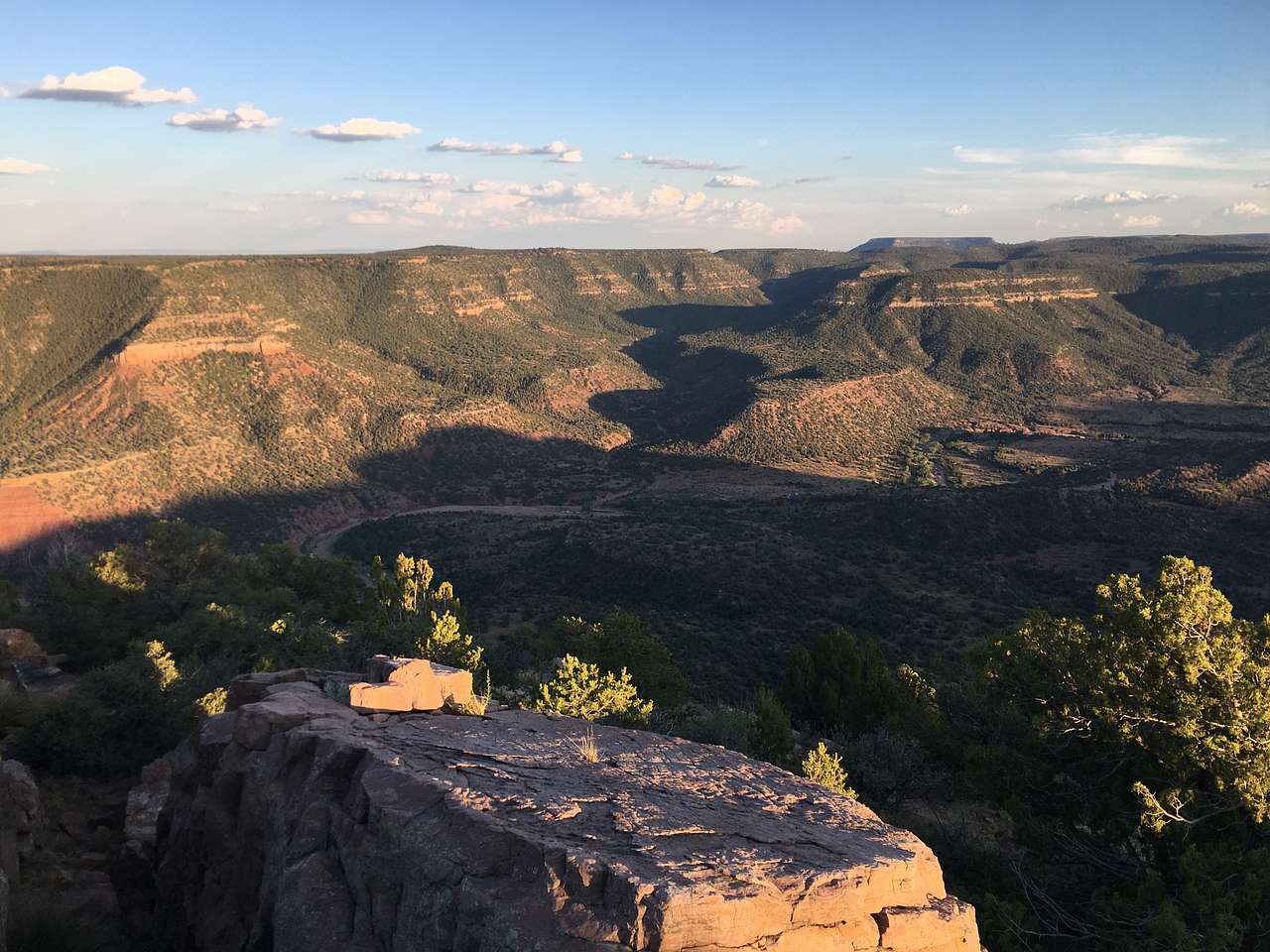 Sunset at the rim 
