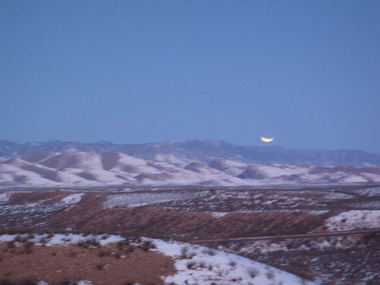 Yes, it snows in New Mexico!