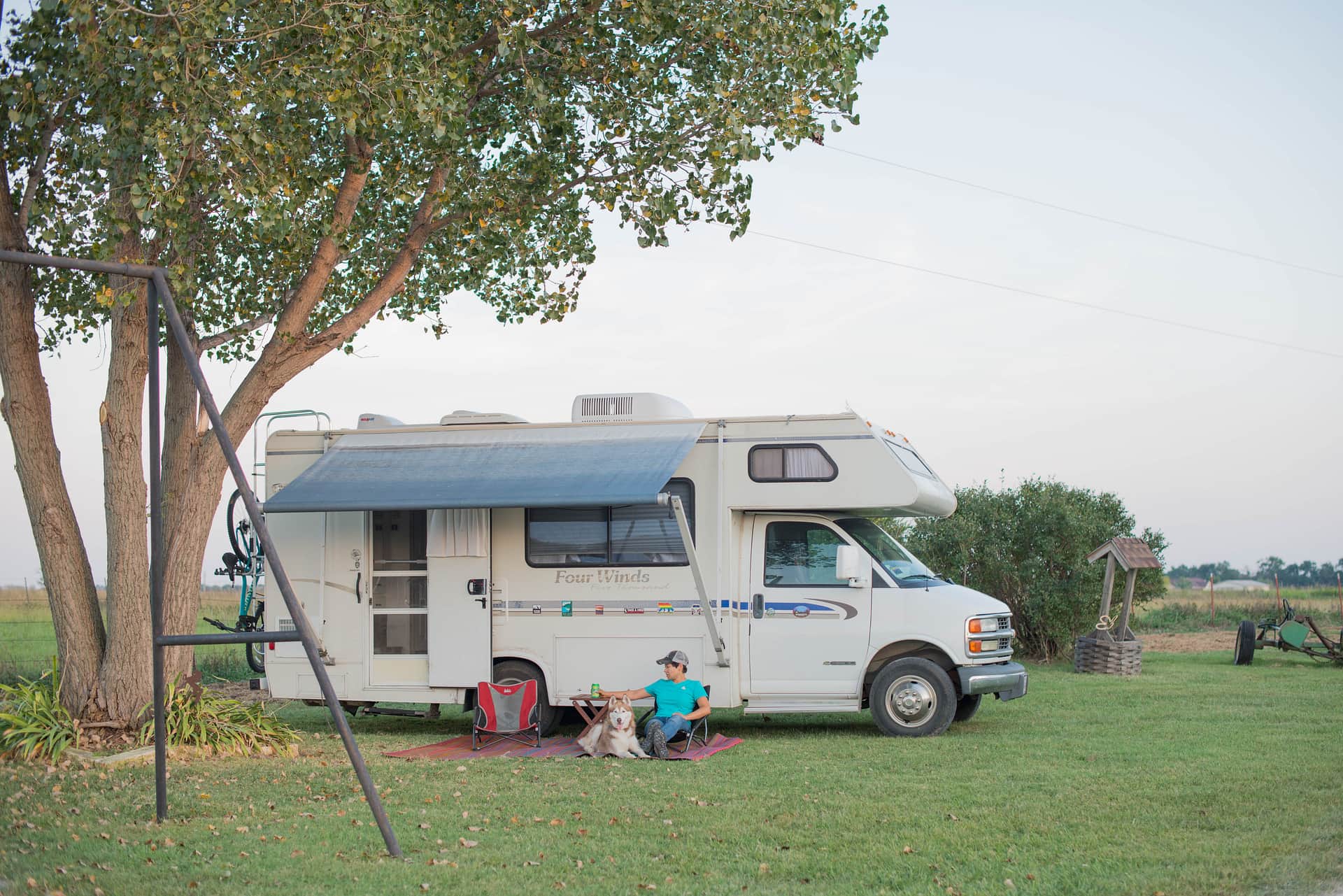 Perfect spot to tuck our RV into