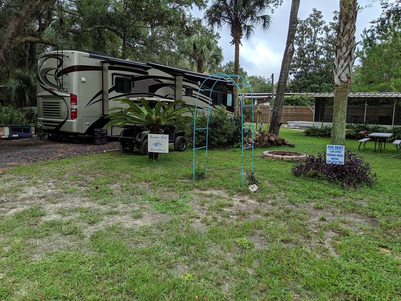 This pusher has plenty of room @ site #1