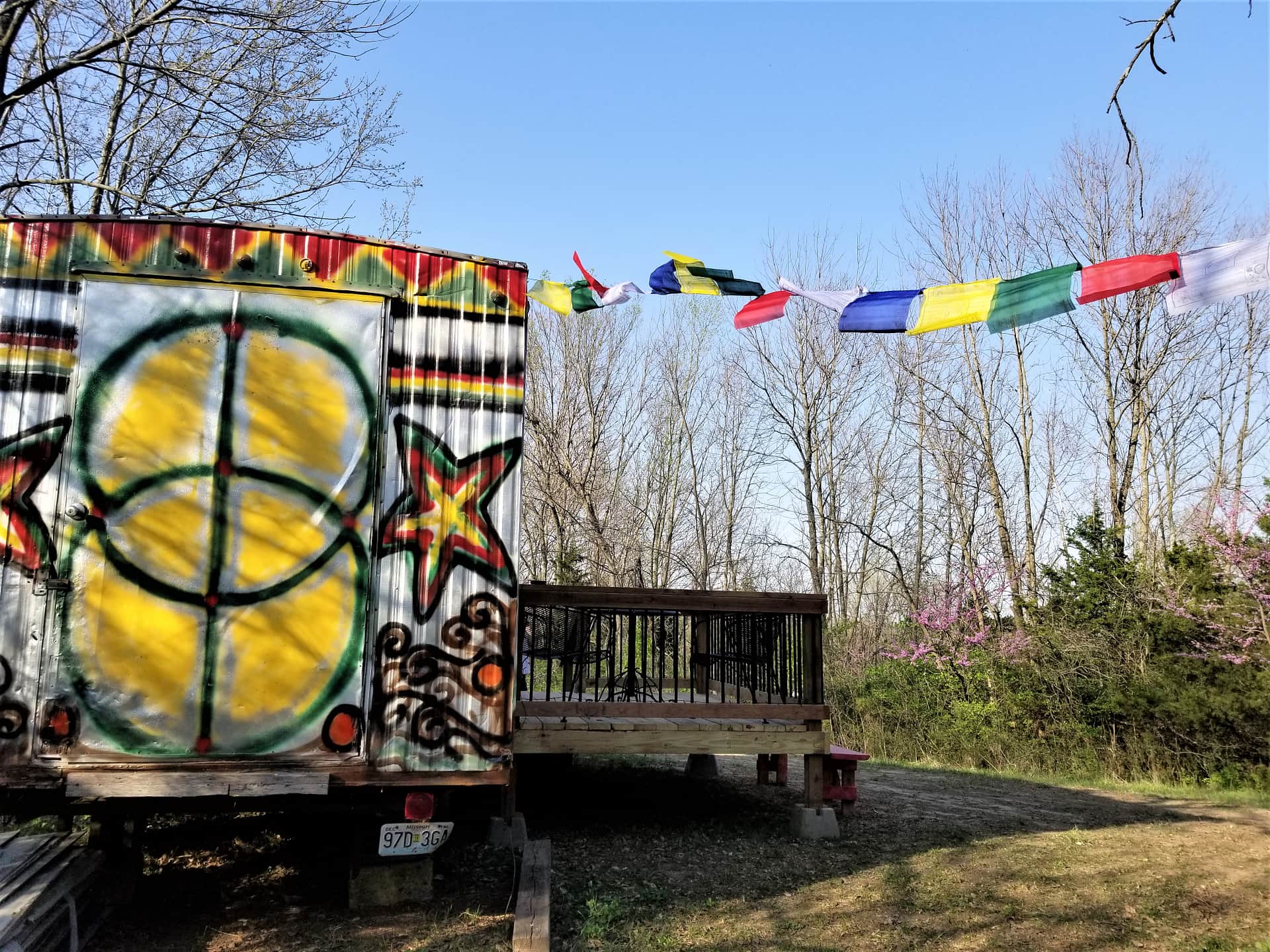 Back of Hippie Trailer
