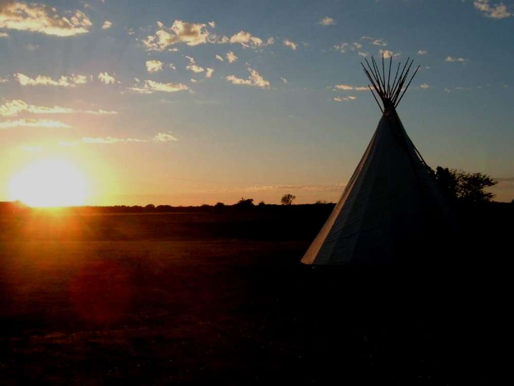 Sunset at Camp Tonkawa