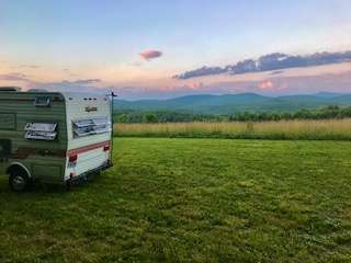 Small tow behind campers welcome too!