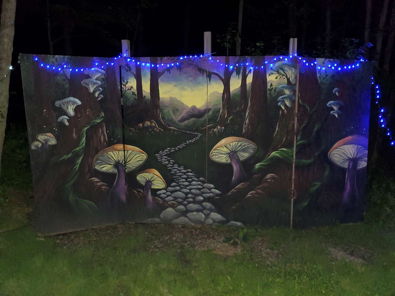 Awesome art found throughout the campground.