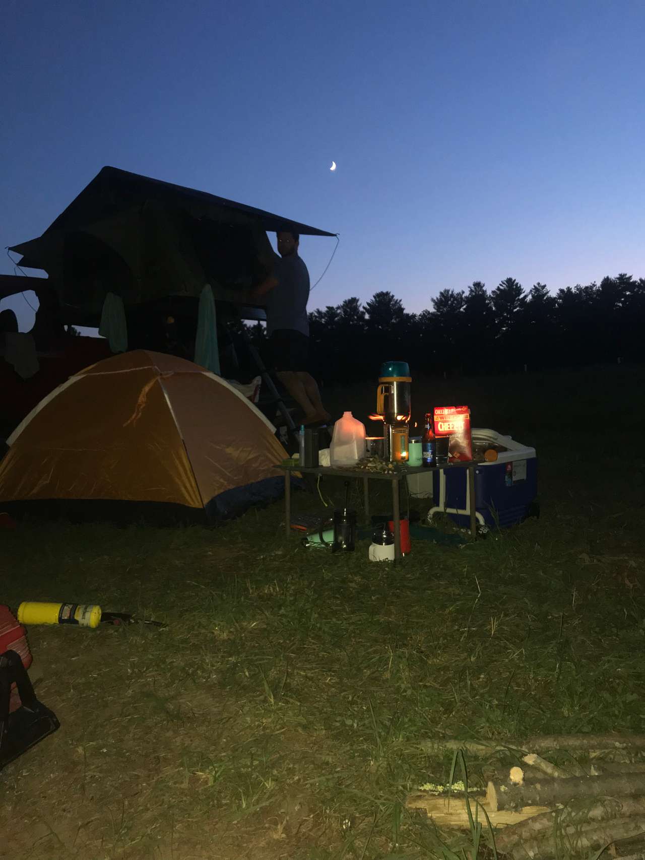 Moon In The Pond Farm
