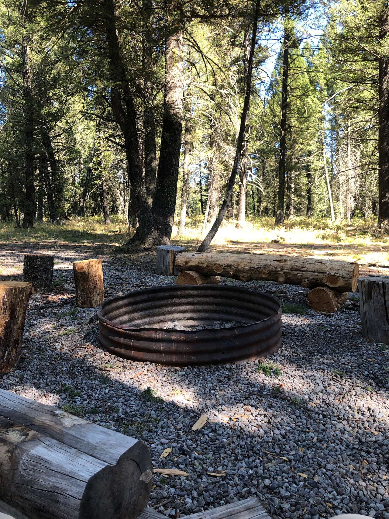 Fire pit that no garbage will be burnt in 