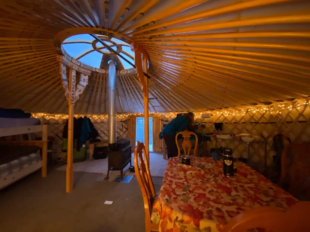 The interior of the "Osprey"".