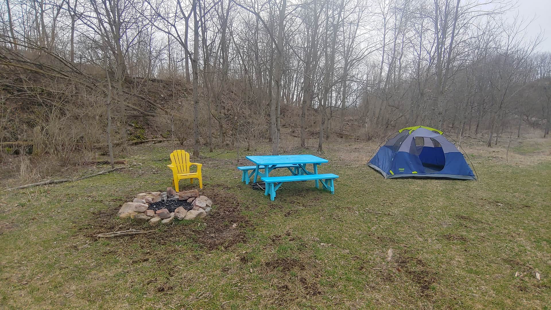 Winter camping