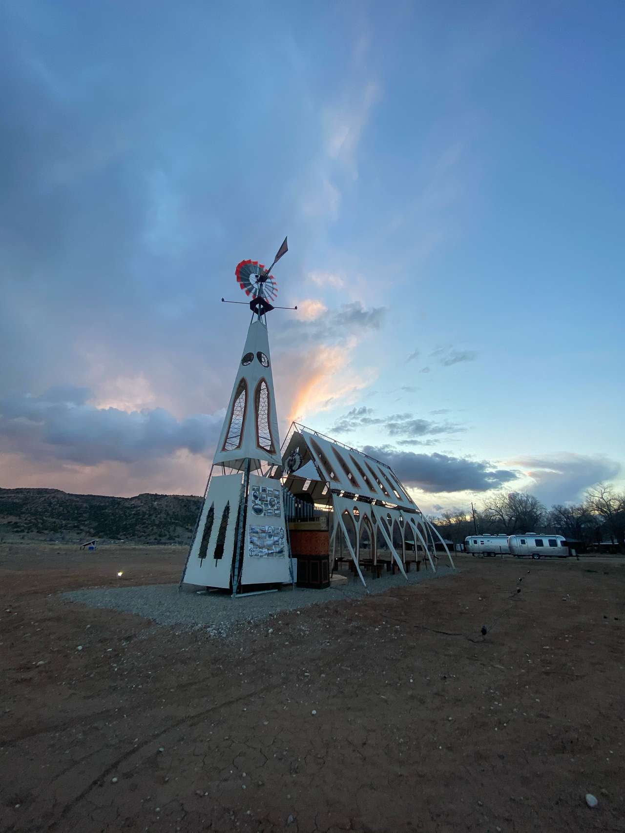 Chapel at sunset 
