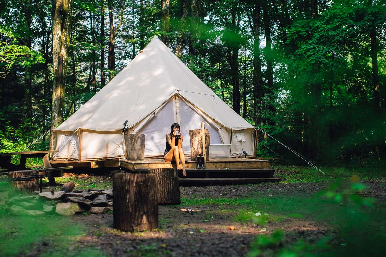 Canvas Private Glamping Yurt