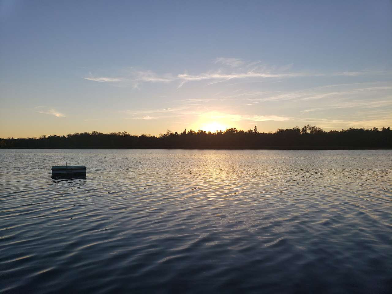 The views from the dock 