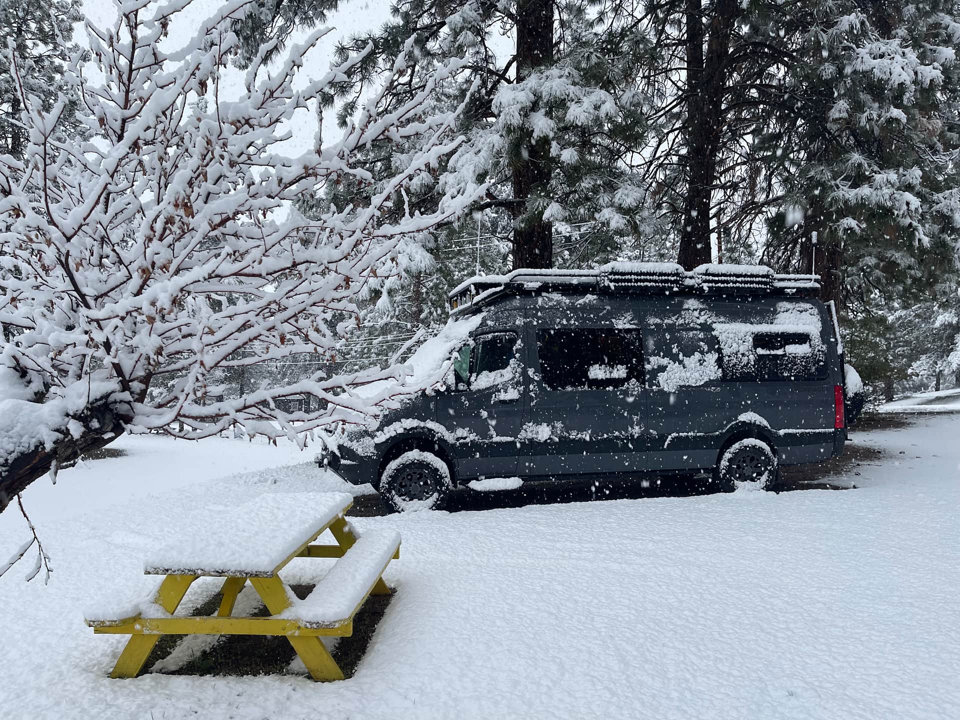 Snow in April