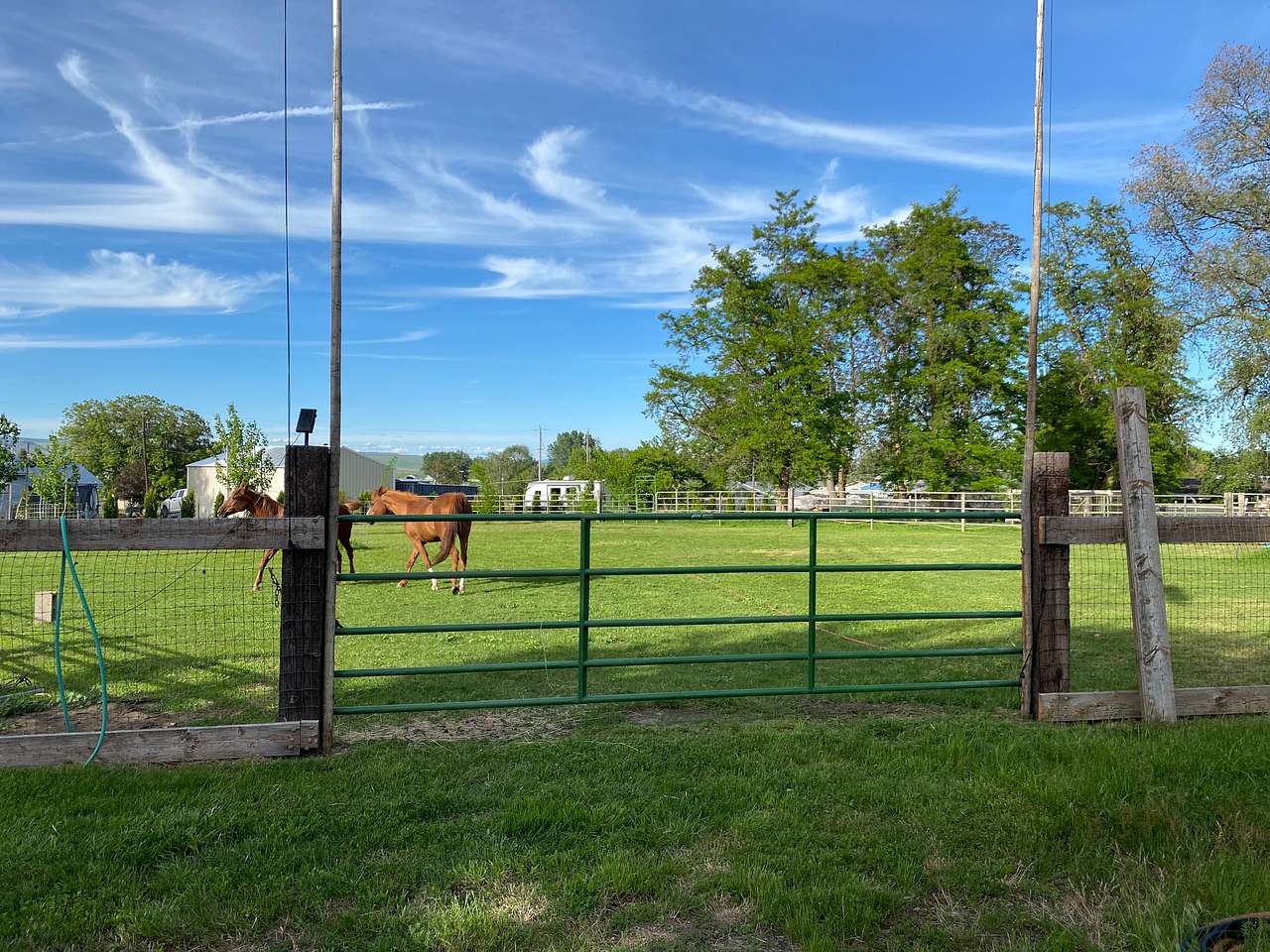 Entrance to camping area