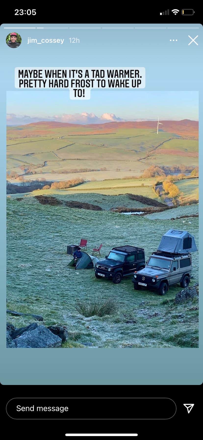 Mynydd Derwydd Wildcamping