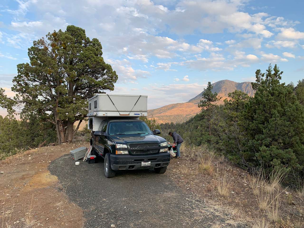 Back Side of Painted Hills Camping