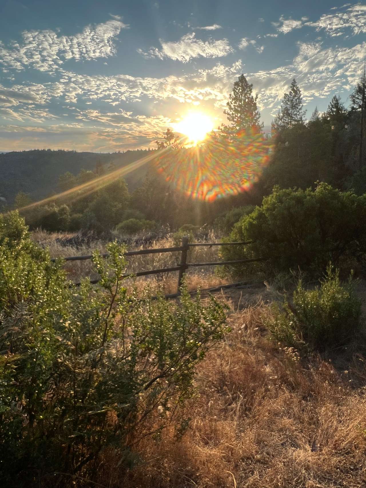 Sunrise from Fir Camp Ground
