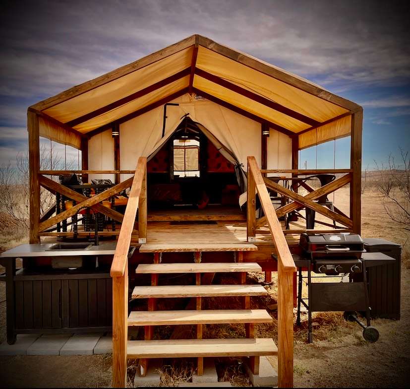 Your outdoor patio and cooking area