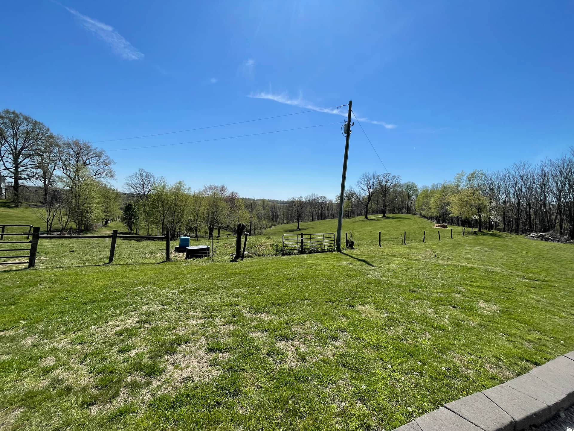 Pasture view from Site 1