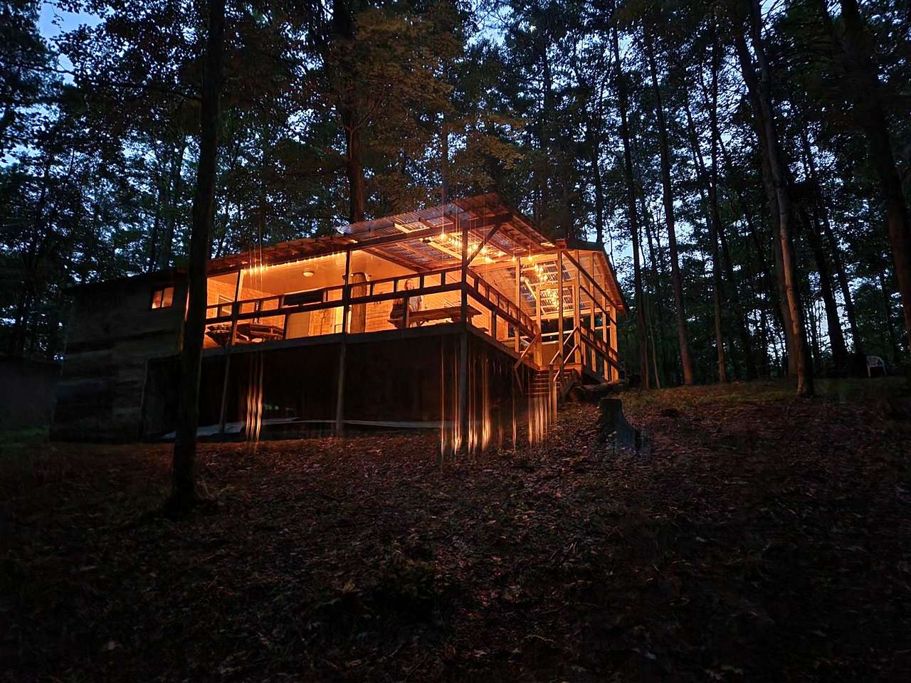 The cozy mountain cabin