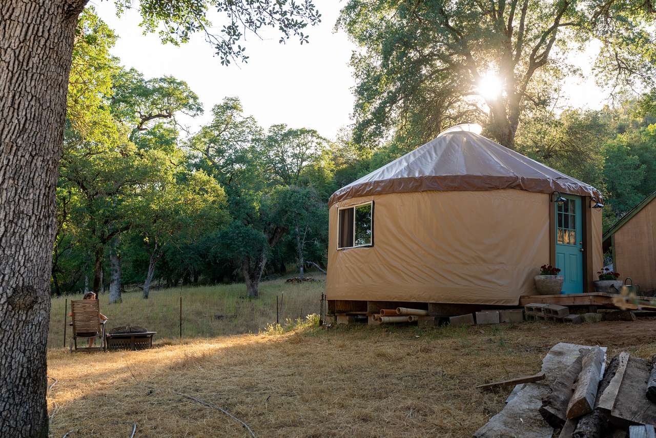 Sunset from the Yurt