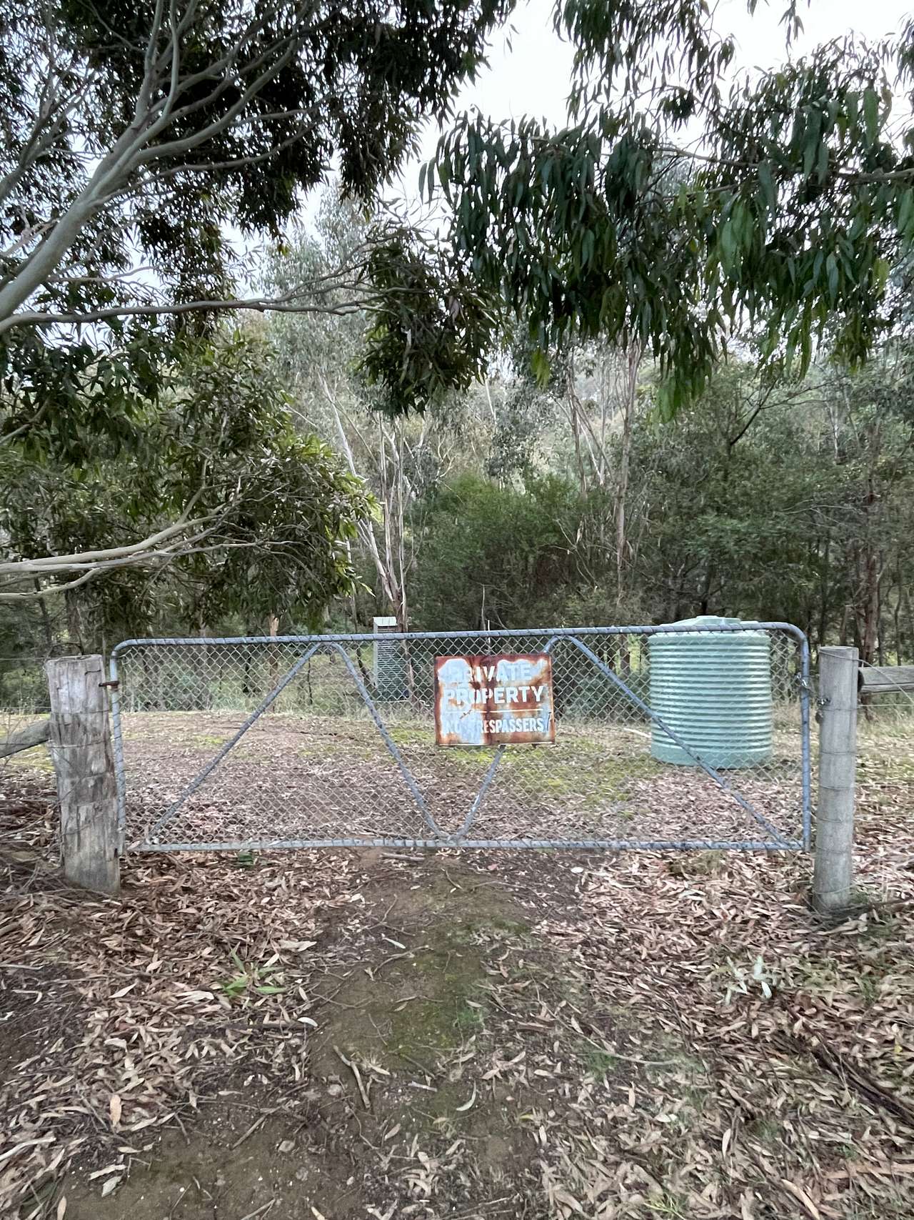 Camping entrance