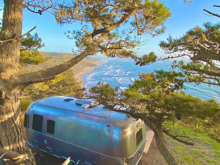 Tunitas Beach Overlook - Airstream