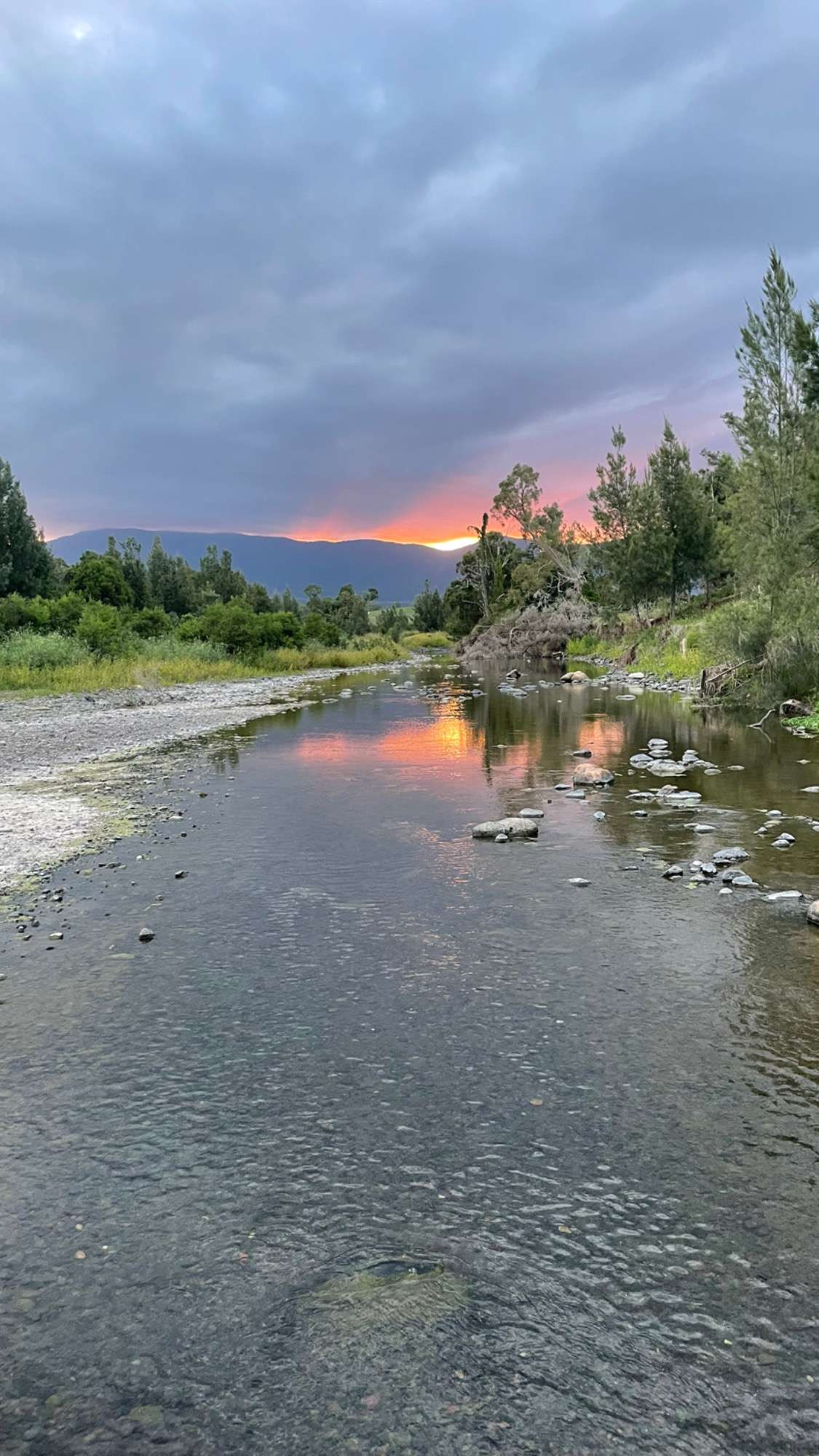 Warrill Creek running through the property 
