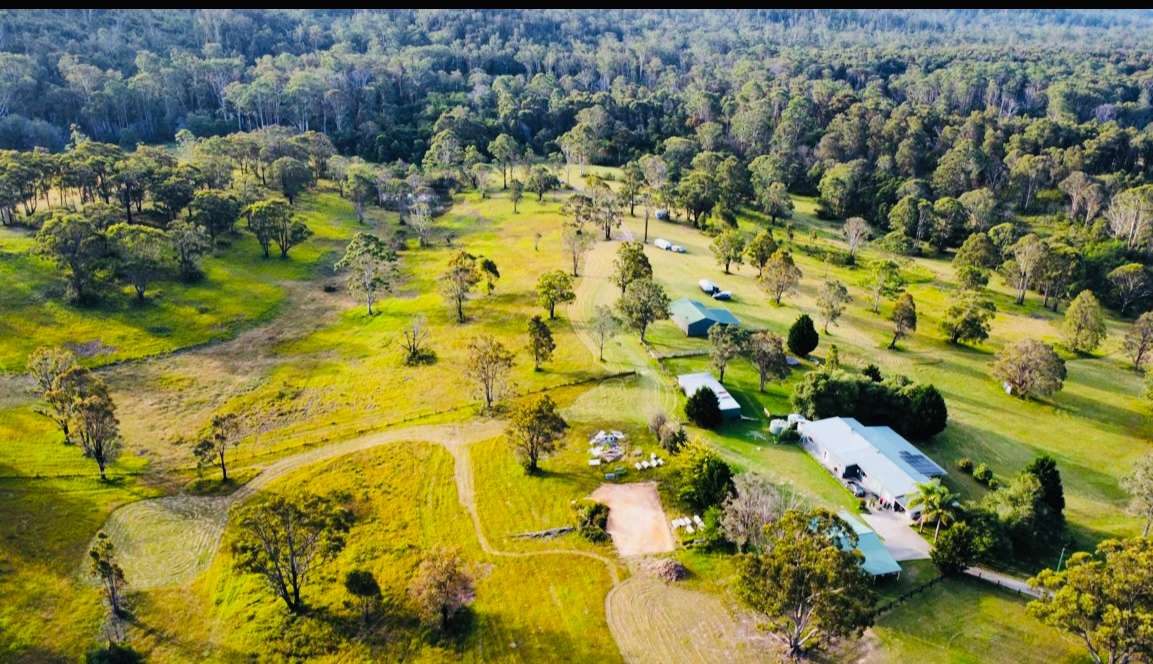 Ariel view of The one hundred acre woods