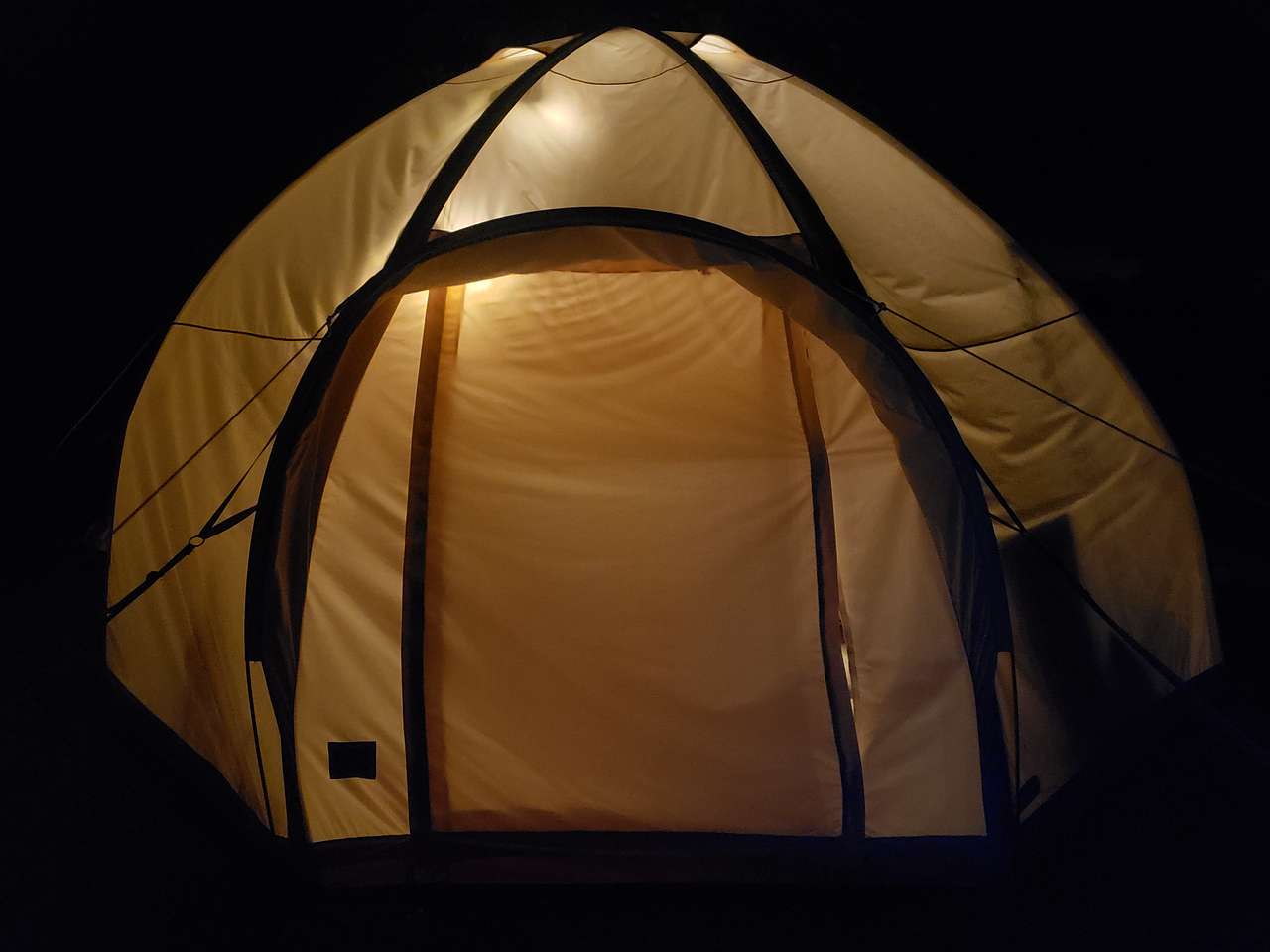 Dome at night