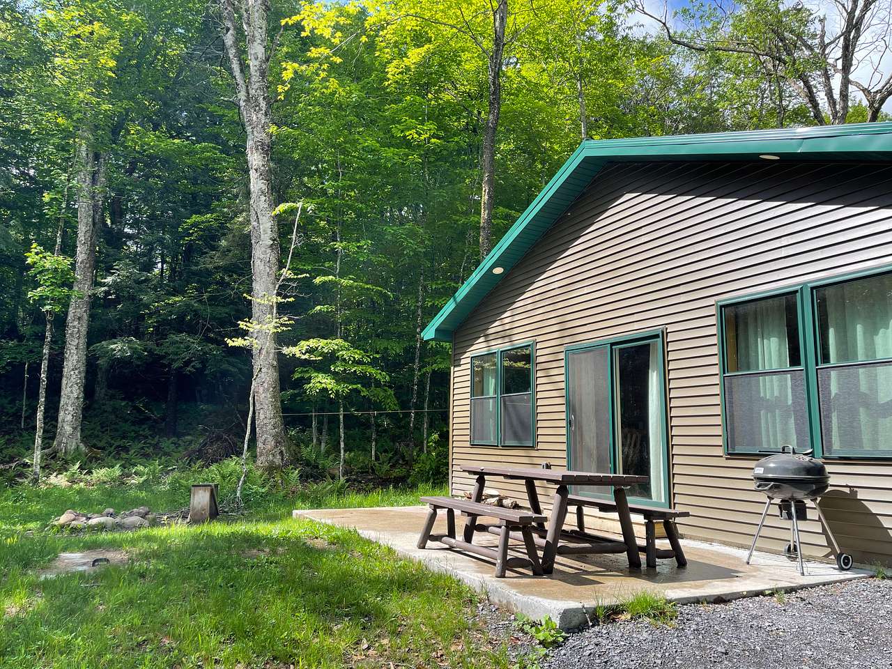 Exterior of cabin