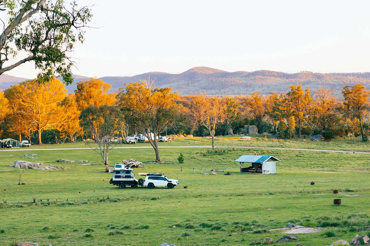 Overlooking the campgrounds 
