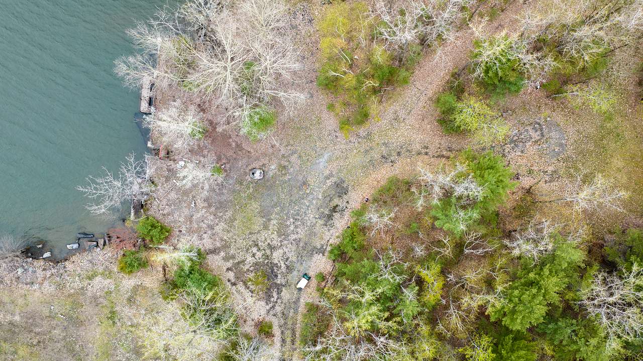 The Pumphouse Site from the air. 