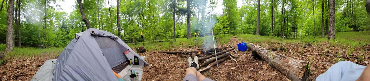 Secluded Back Country Camping