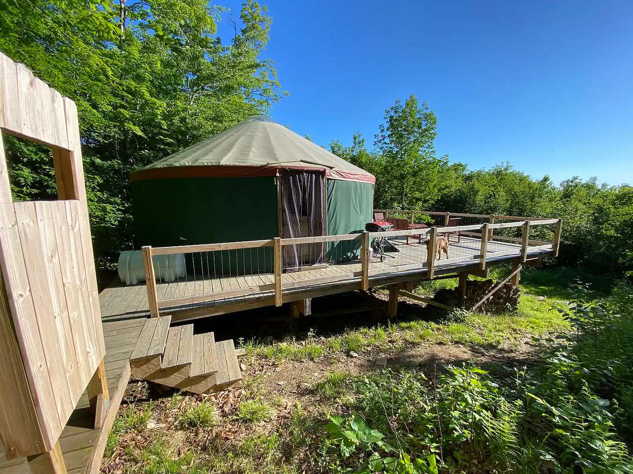Luxury glamping on Mt. Aggasiz