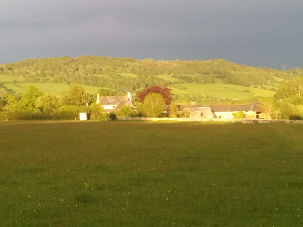 View from the pitch