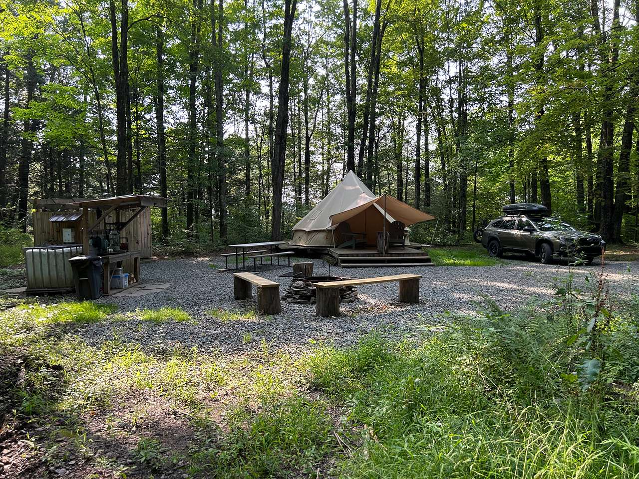 Canvas Private Glamping Yurt