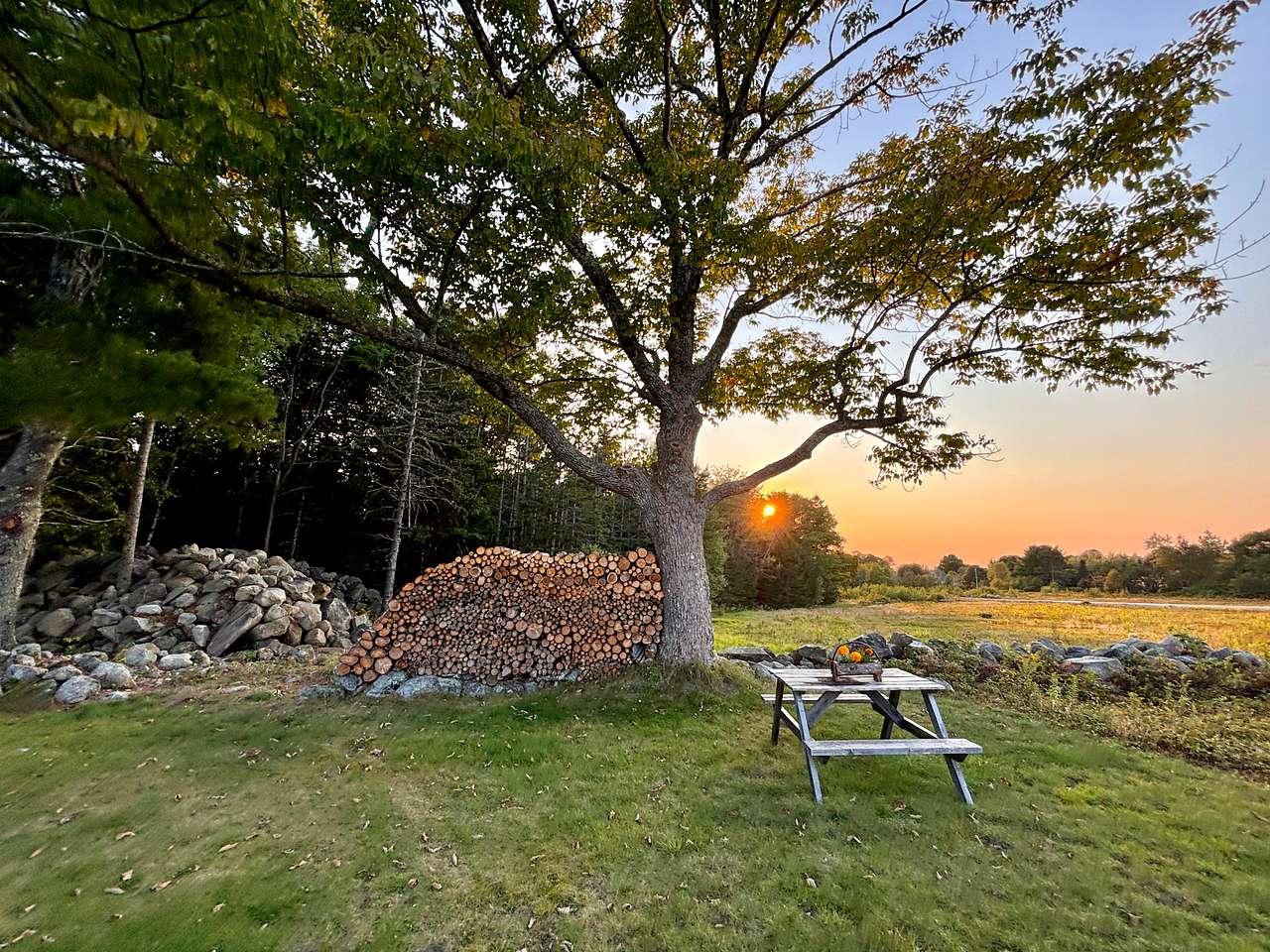 Site 3 at sunset