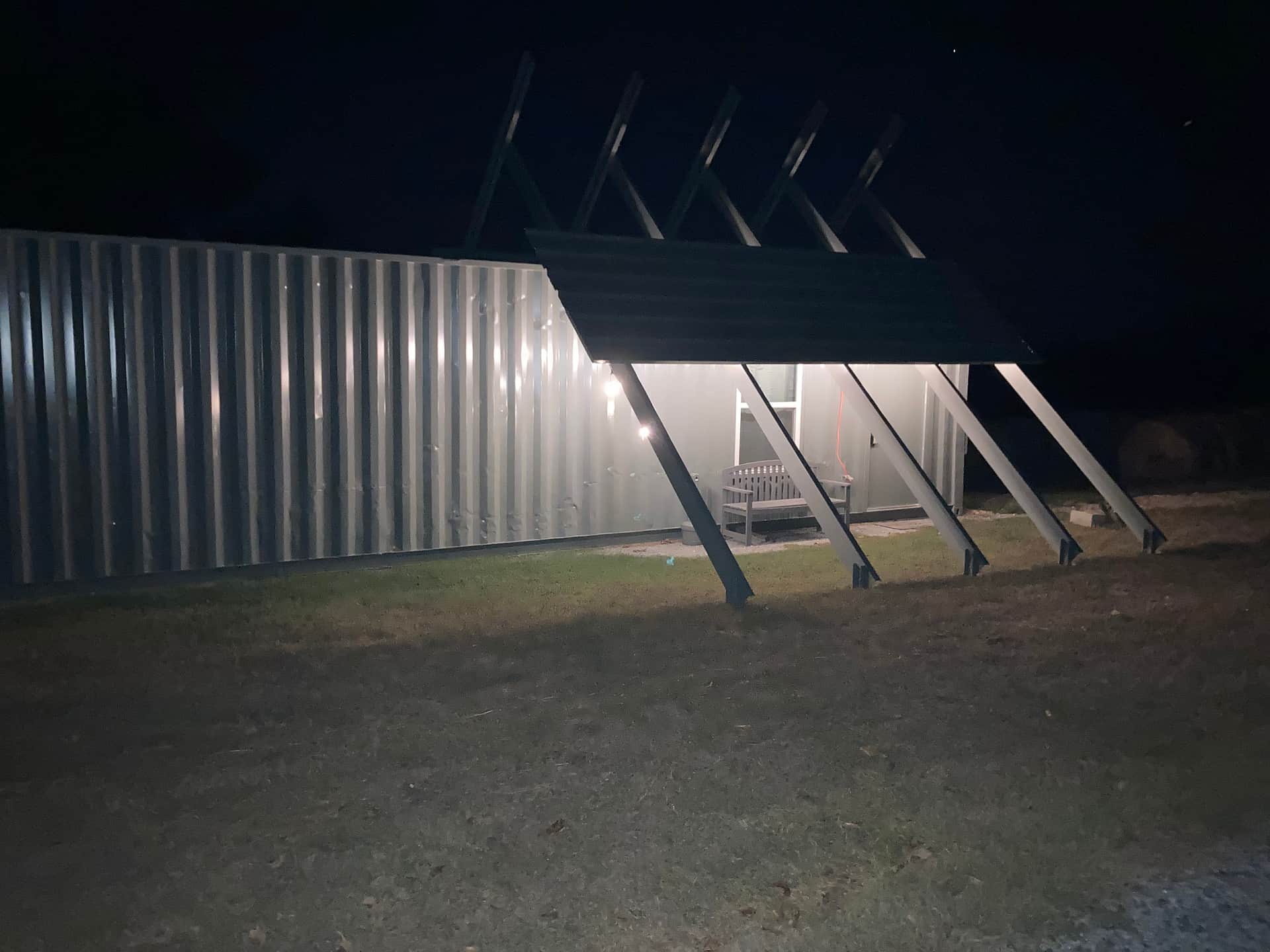 The Container at night 