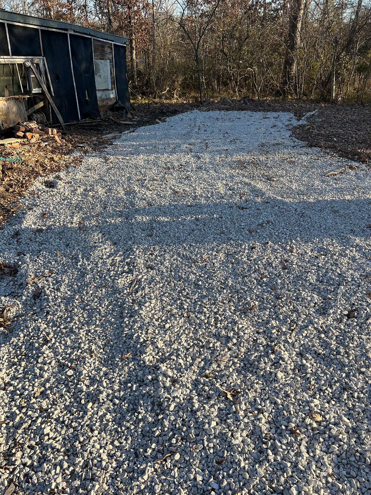 Off grid parking area