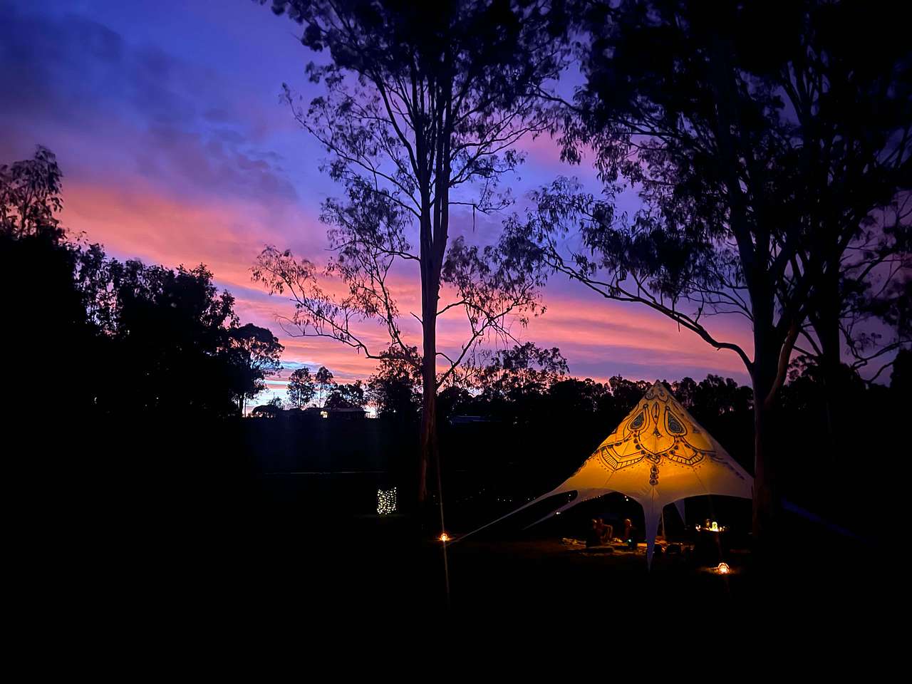Late sunset