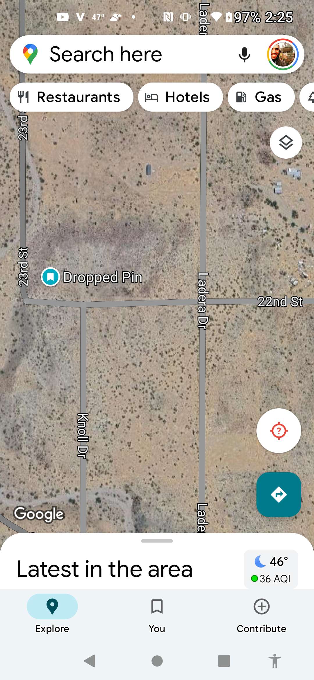 Picture of the site