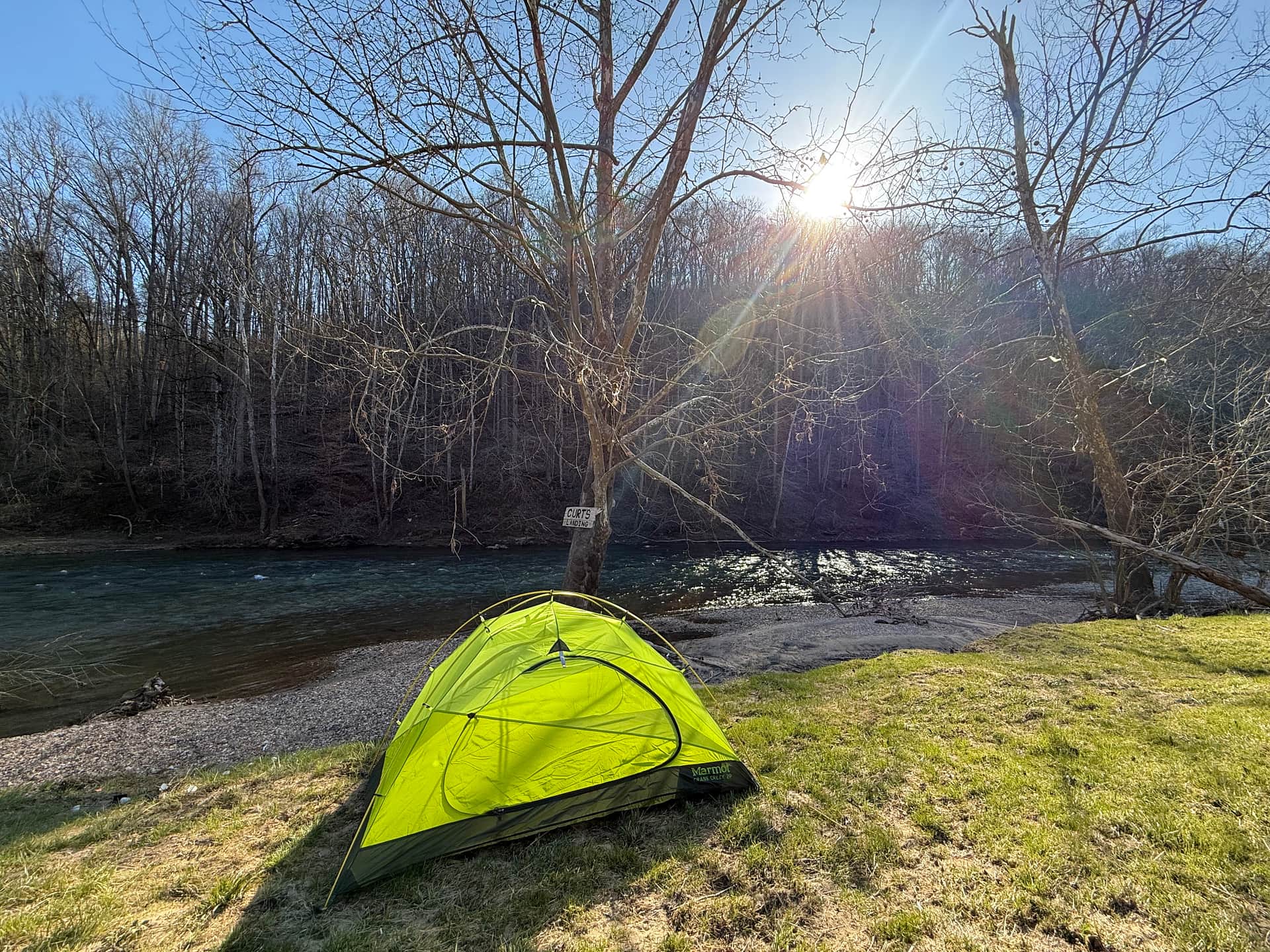 Curt's Landing on the Powell River