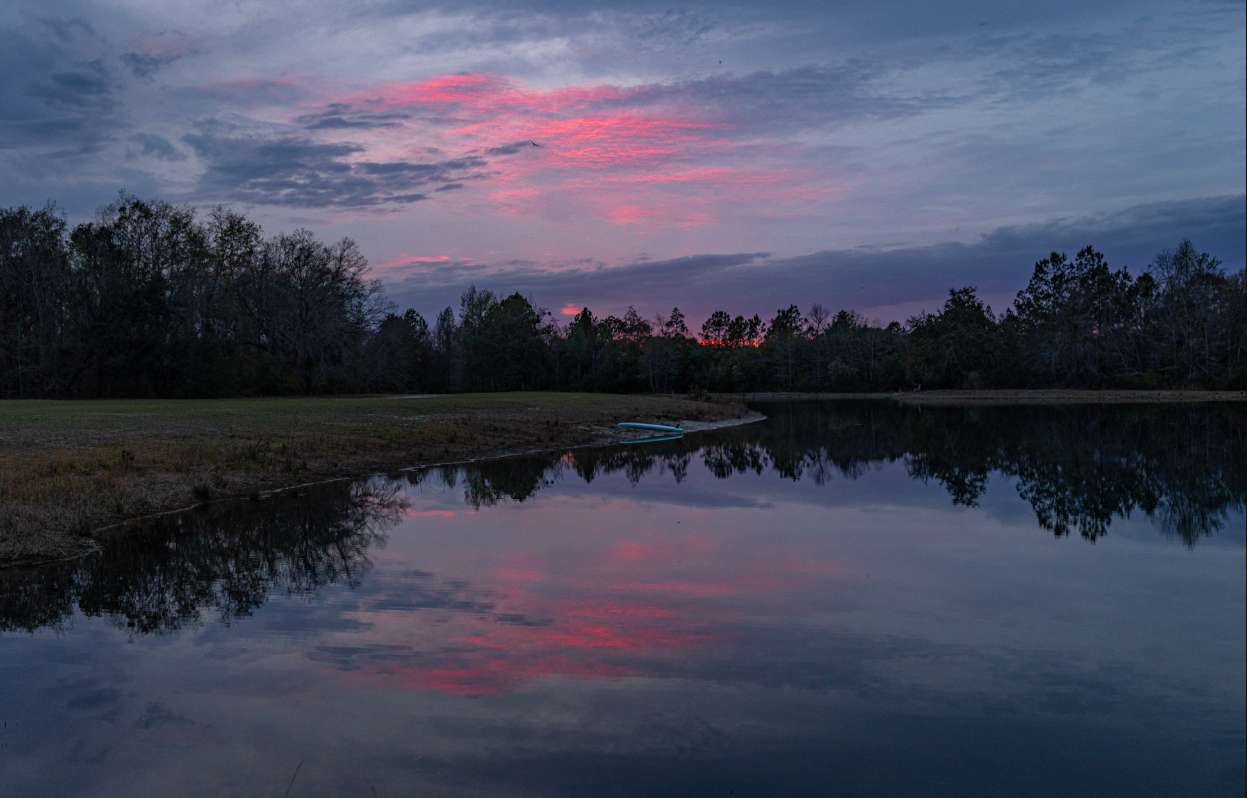 Sunset is the best time of the day here at Hidden Lake Estates! 