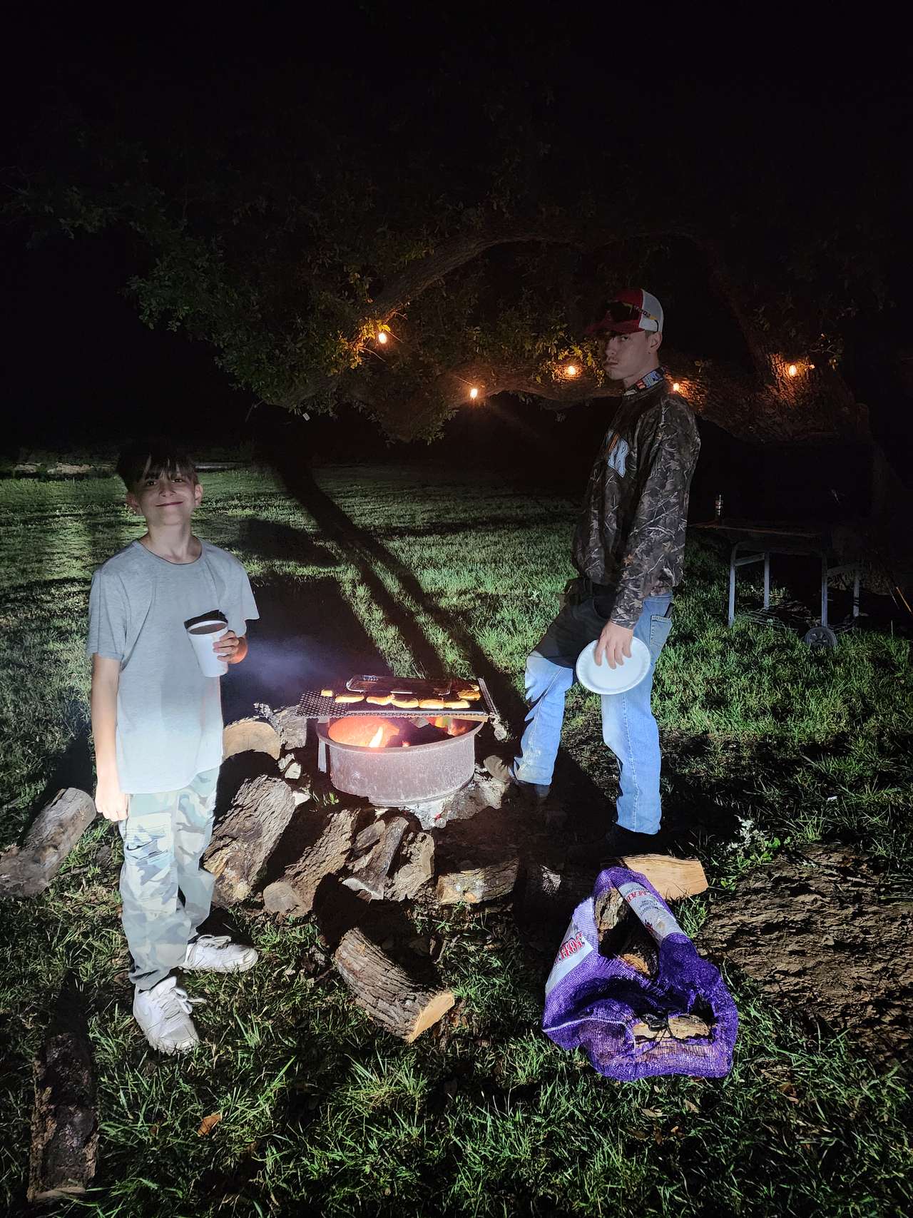 Our campfire time!