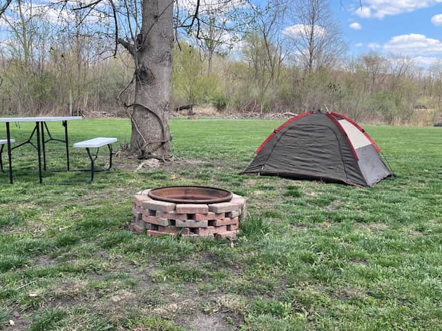 Site 4 - perfect for tents or self-contained RV's.