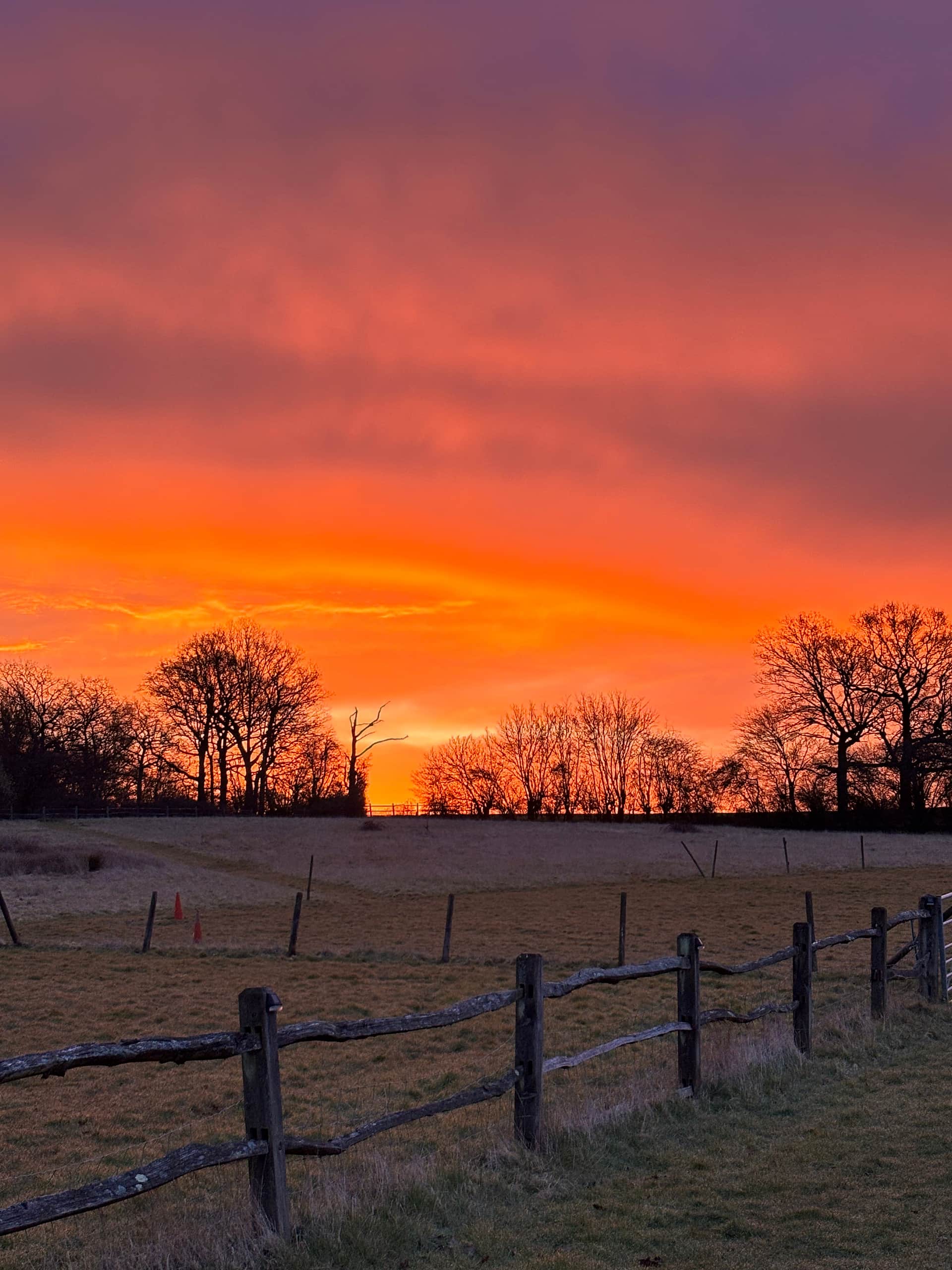 Sunrises don't get much better than those at Far and Away Camping