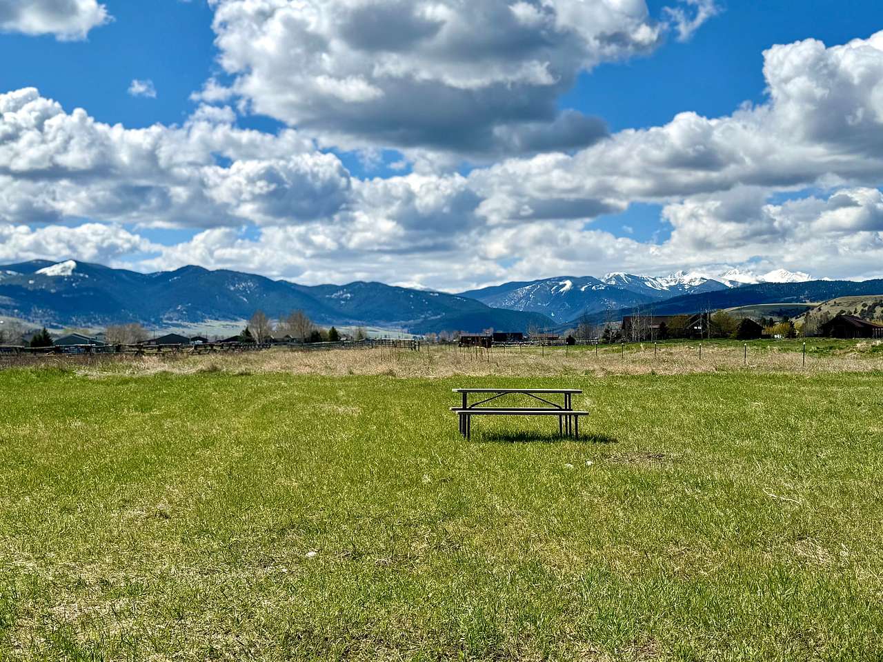 campsite overlooking the Spanish peaks